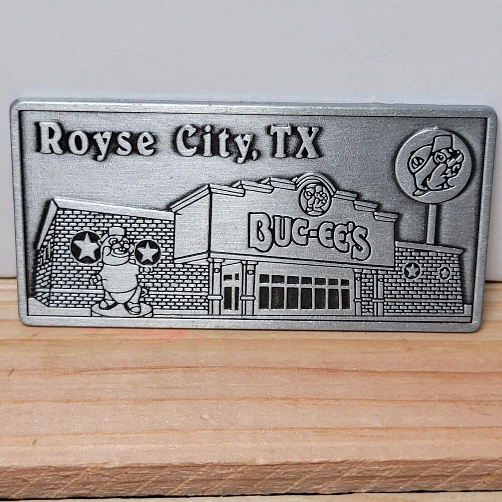 Buc-ee's Pewter Magnet "Royse City, TX" - NEW